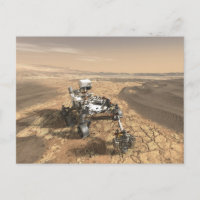 Mars 2020 rutschten auf der Oberfläche der Mars.