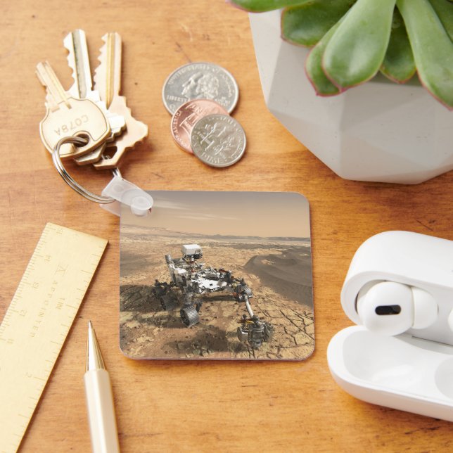 Mars 2020 rutschten auf der Oberfläche der Mars. Schlüsselanhänger (Schreibtisch)