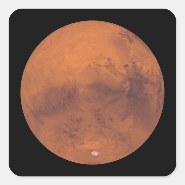 MARS 3 QUADRATISCHER AUFKLEBER (Vorderseite)