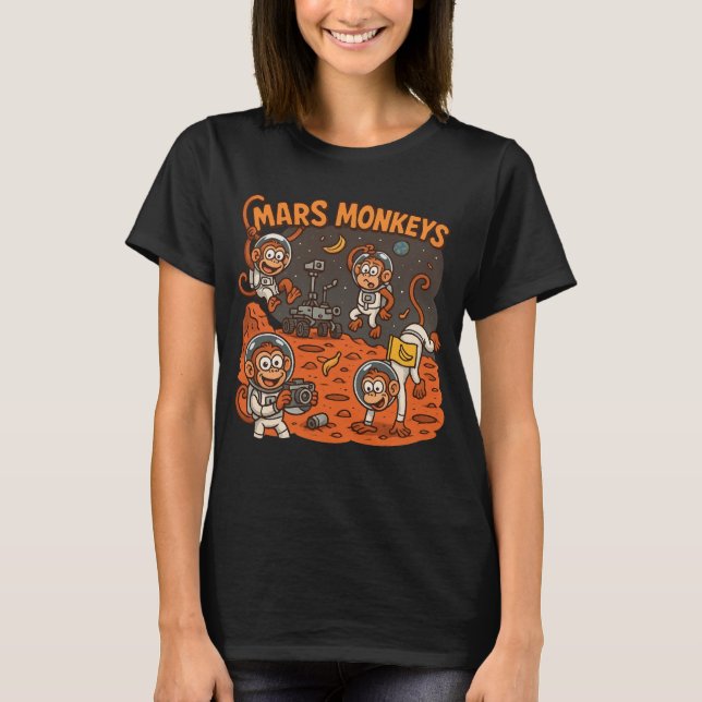 Mars Affen T-Shirt (Vorderseite)