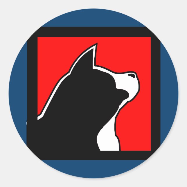 MARS Akita Blue Sticker (Vorderseite)