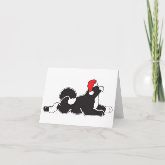 MARS Akita-Weihnachten Notecard Feiertagskarte