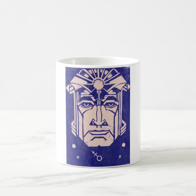 Mars Ares God of War Griechische Mythologie Blue Kaffeetasse (Mittel)