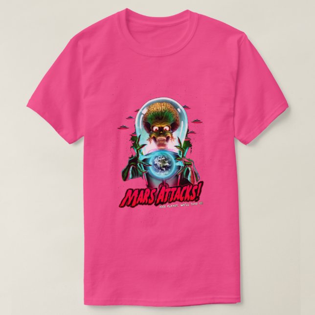 Mars Atacks Poster T-Shirt (Design vorne)