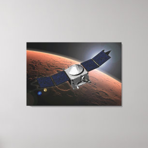 Mars Atmosphäre und Volatile Evolution Mission. Leinwanddruck