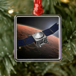 Mars Atmosphäre und Volatile Evolution Mission. Ornament Aus Metall