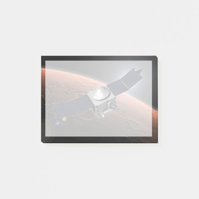 Mars Atmosphäre und Volatile Evolution Mission. Post-it Klebezettel (Vorderseite)