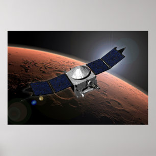 Mars Atmosphäre und Volatile Evolution Mission. Poster