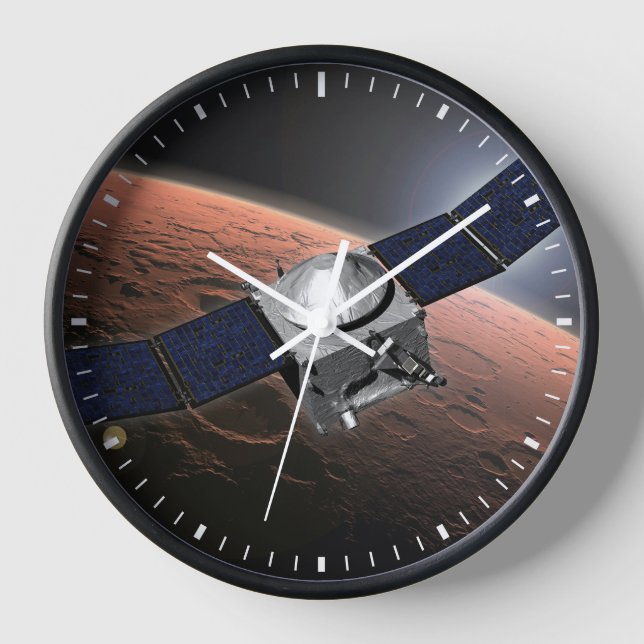 Mars Atmosphäre und Volatile Evolution Mission. Uhr (Vorderseite)