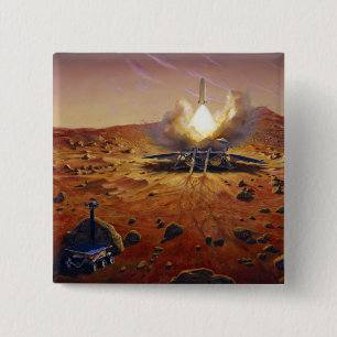 Mars-Aufstiegsfahrzeug Button