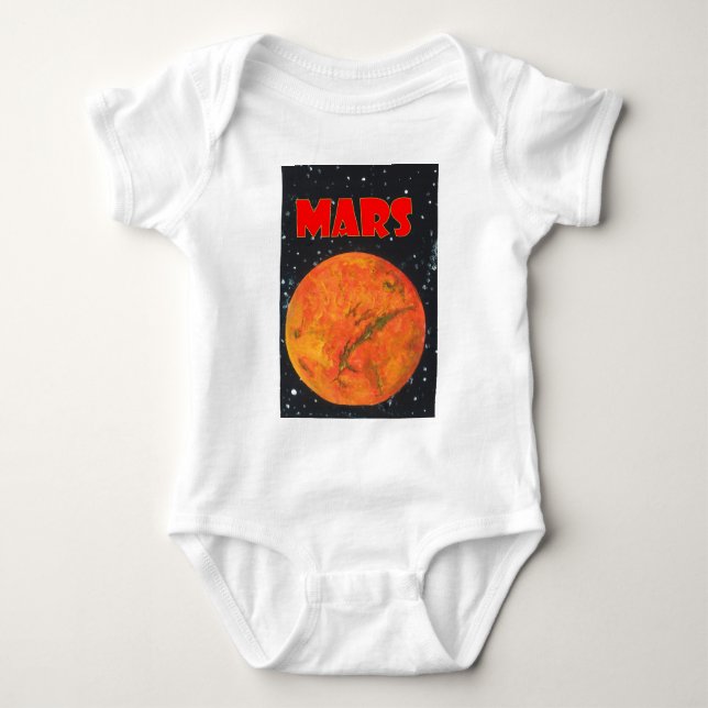 Mars Baby Strampler (Vorderseite)