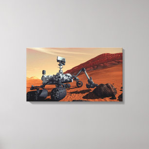 Mars-Curiosity-Rover Leinwanddruck