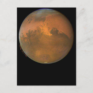 Mars der Rote Planet auf Karten und Postkarten