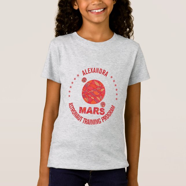 Mars Der Spaß am Sonnensystem des Red Planet Space T-Shirt (Vorderseite)