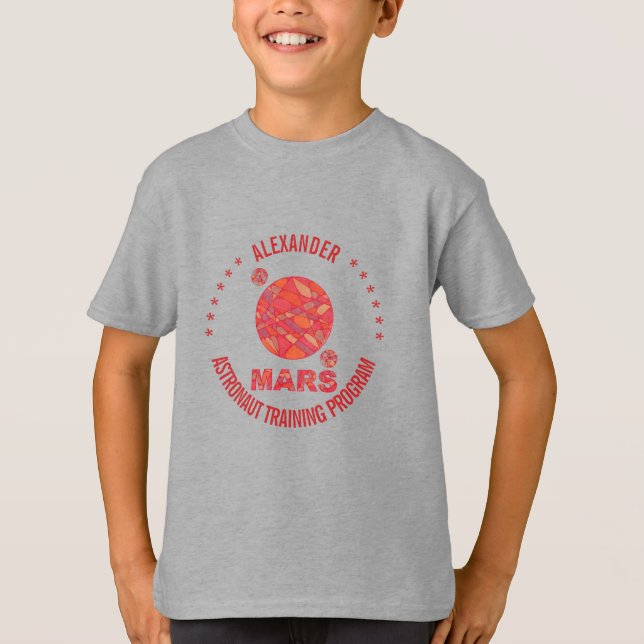 Mars Der Spaß am Sonnensystem des Red Planet Space T-Shirt (Vorderseite)