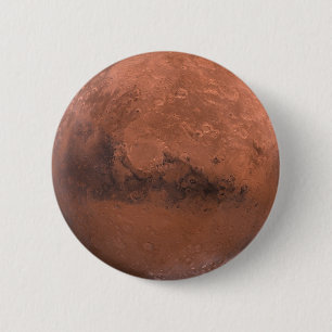 Mars des Roten Planeten Button