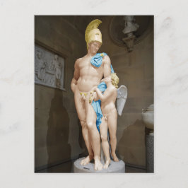 MARS, DIE MIT CUPID 1825 John Gibson WIEDER EINGES Postkarte