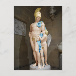 MARS, DIE MIT CUPID 1825 John Gibson WIEDER EINGES Postkarte