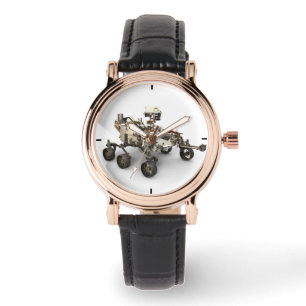 Mars durchhalten sich auf weißem Hintergrund. Armbanduhr