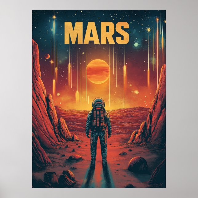 Mars: Entdecken Sie den Roten Planeten Poster (Vorne)