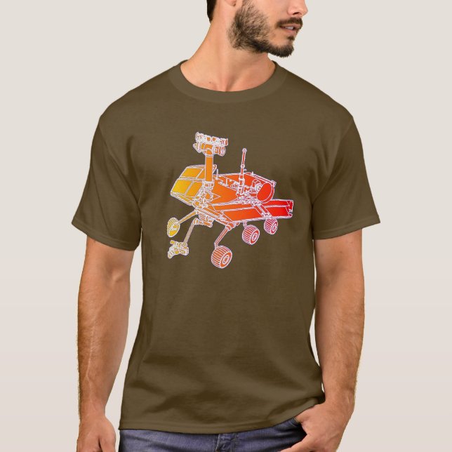Mars-Erforschungs-Vagabund (Steigung) T-Shirt (Vorderseite)