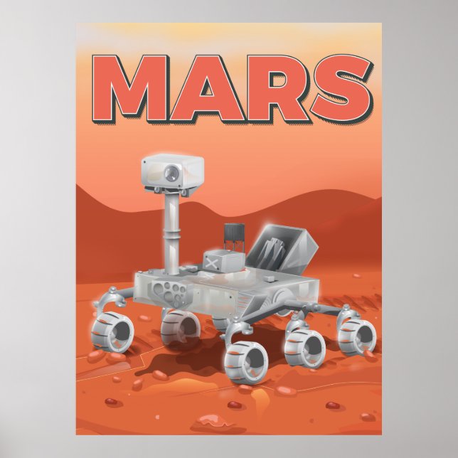 Mars-Erkundungsrennen Poster (Vorne)