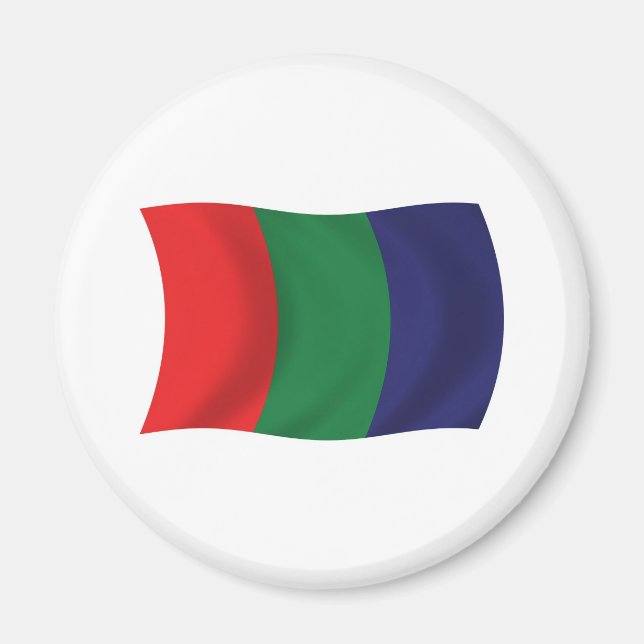 Mars Flag Magnet (Vorne)