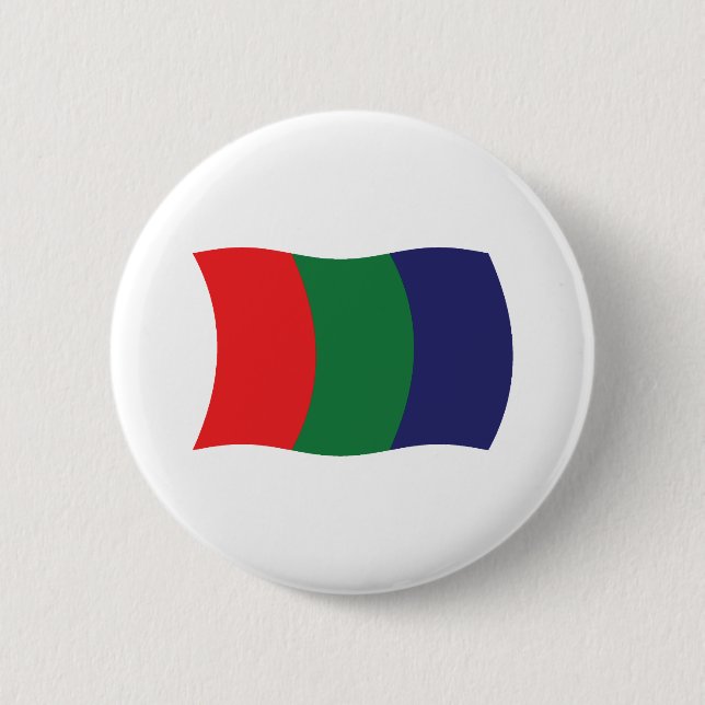 Mars-Flaggen-Button Button (Vorderseite)