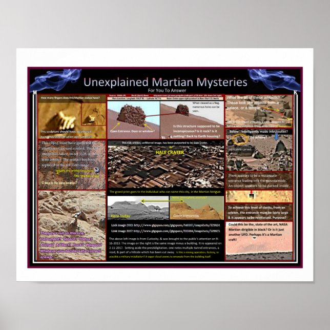 Mars Geheimnisse Poster (Vorne)