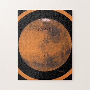 Mars Globe von der NASA Puzzle