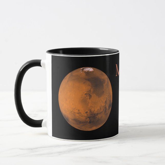 Mars Globe von der NASA Tasse (Links)