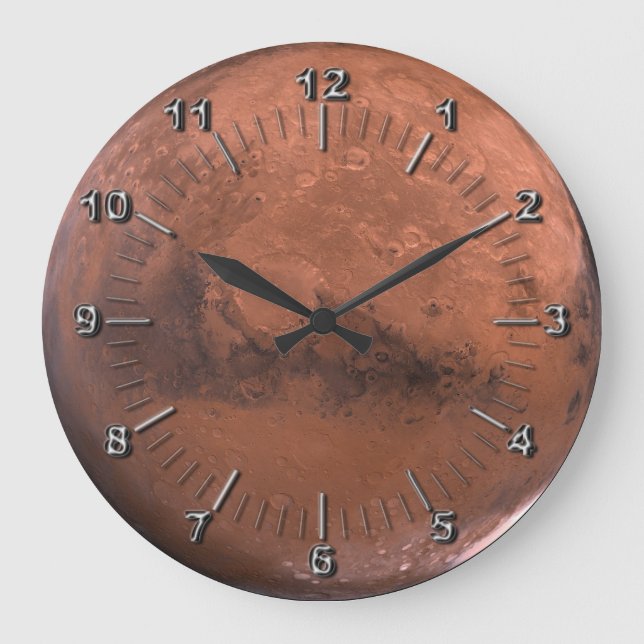 Mars Große Wanduhr (Vorderseite)