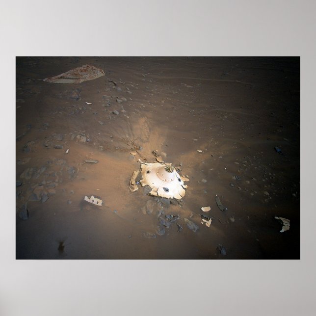 Mars-Helikopter/Ausdauer-Backshell Poster (Vorne)