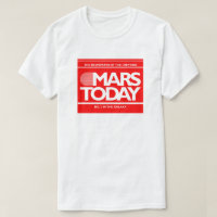Mars heute Zeitung Funny SciFi Graphic