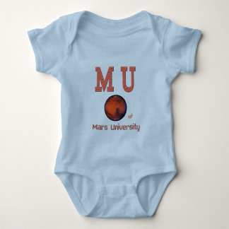 Mars-HochschulSäuglings-Strampler - Querstation. - Baby Strampler