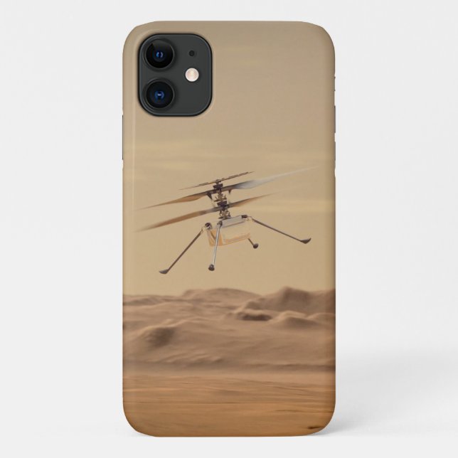 Mars Hubschrauberflug Case-Mate iPhone Hülle (Rückseite)