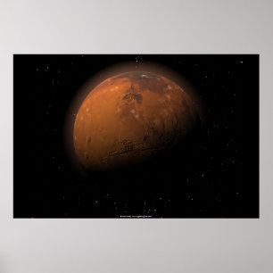 Mars in Partial Shadow Poster