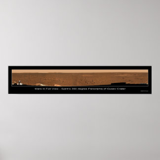Mars in Vollansicht Poster