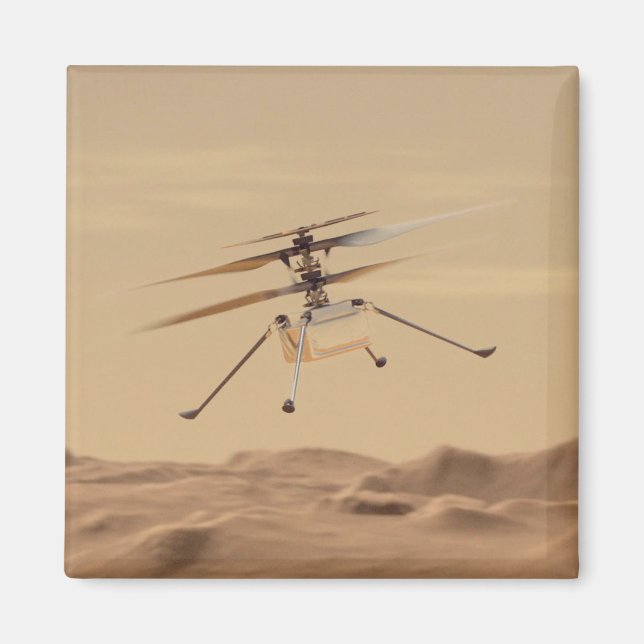 Mars Ingenuity Hubschrauber Flug Magnet (Vorne)