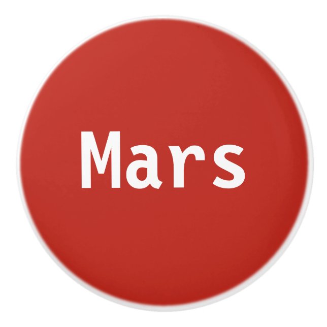 Mars Keramik Keramikknauf (Vorderseite)