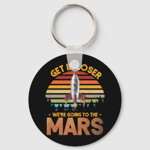 Mars Komm Rein, Verlierer, Wir Gehen Zum Mars Retr Schlüsselanhänger