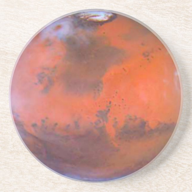 Mars-Küstenmotorschiff Sandstein Untersetzer (Vorne)