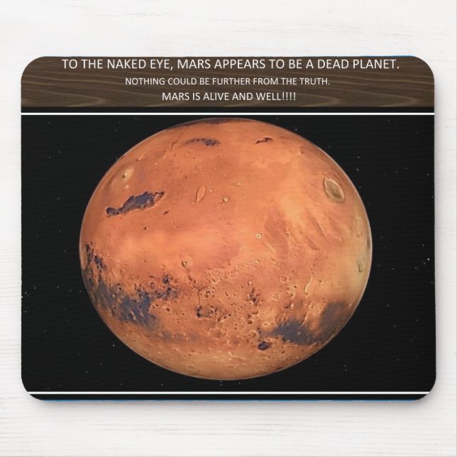 Mars leben mousepad (Vorne)