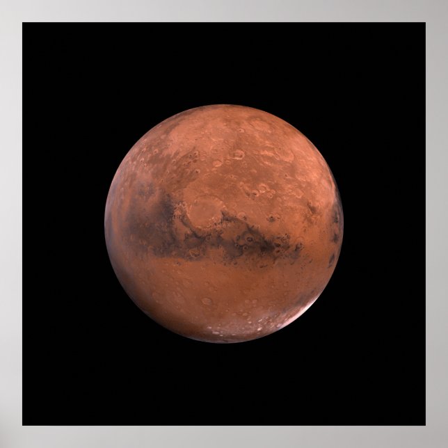 Mars Martian Space Astronomie Poster (Vorne)