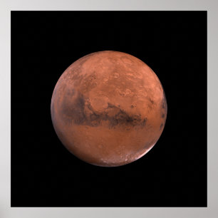 Mars Martian Weltraumastronomie Poster