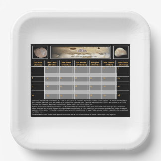 Mars Monde Pappteller