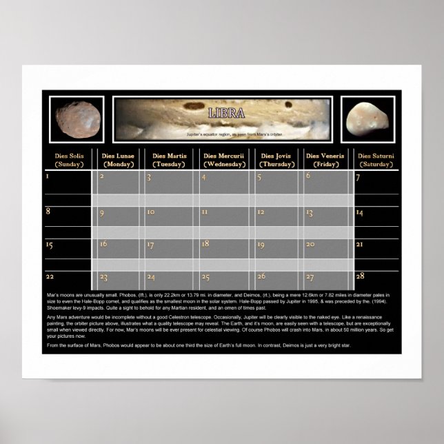 Mars Monde Poster (Vorne)