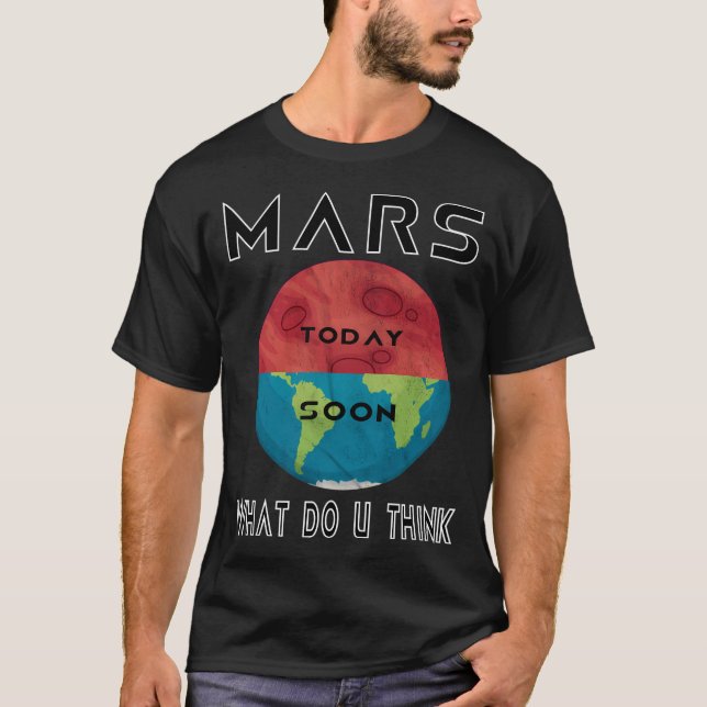 Mars Neue Zuhause T-Shirt (Vorderseite)