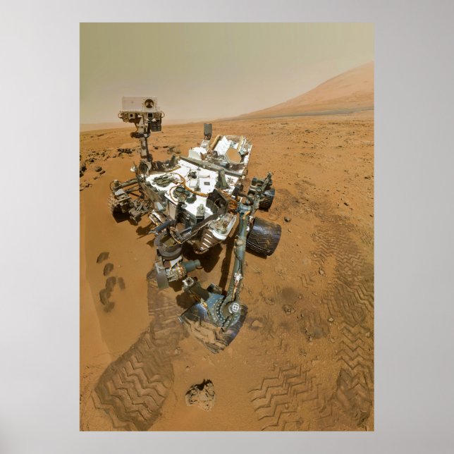 Mars: Neugier bei Rocknest Poster (Vorne)