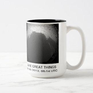 MARS-NEUGIER-LANDUNGS-TASSE ZWEIFARBIGE TASSE